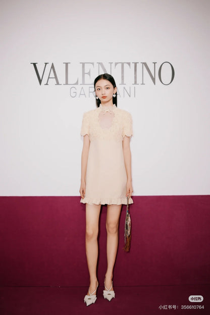 Valen 25fw embroidered dress
