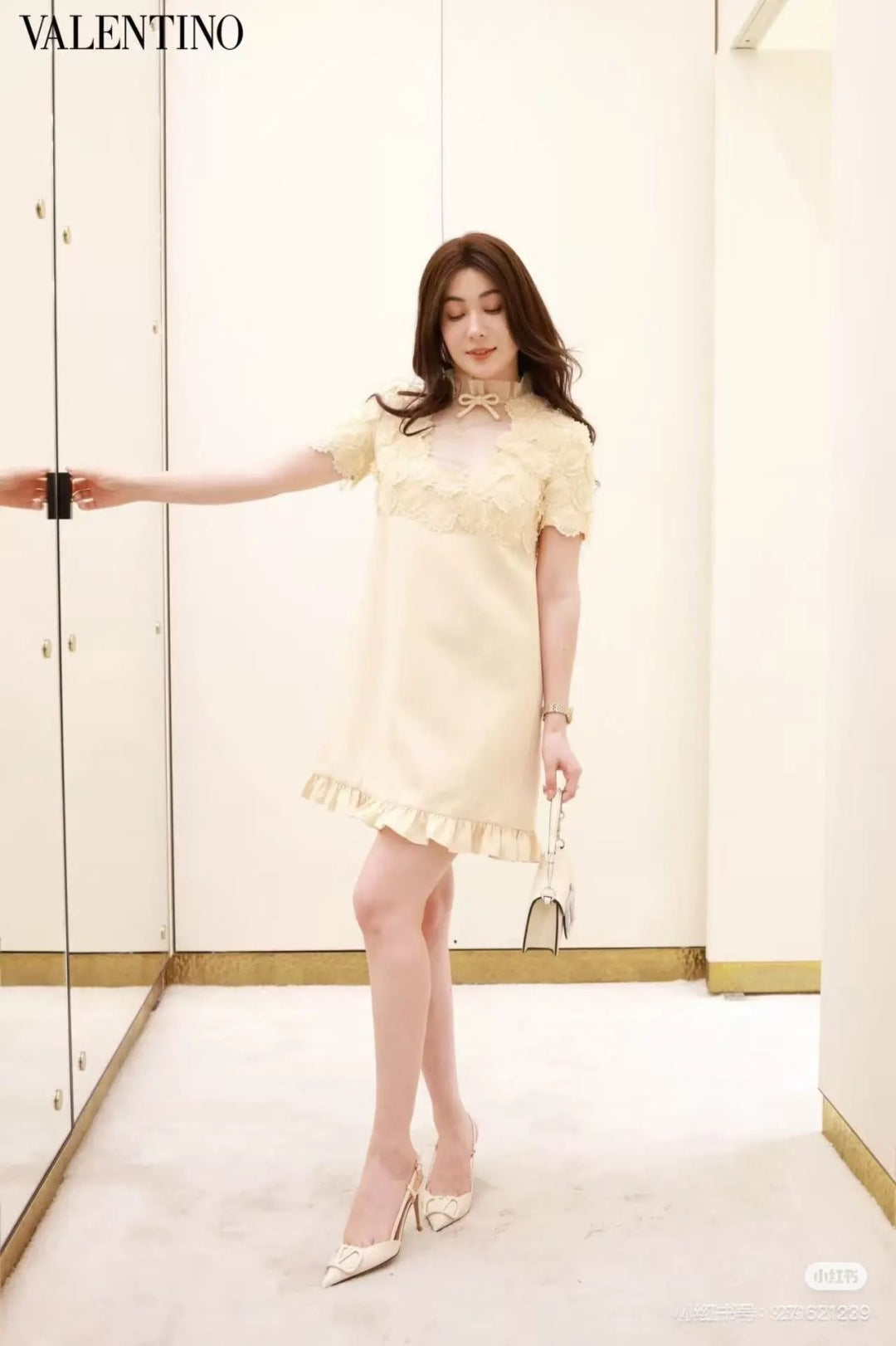 Valen 25fw embroidered dress