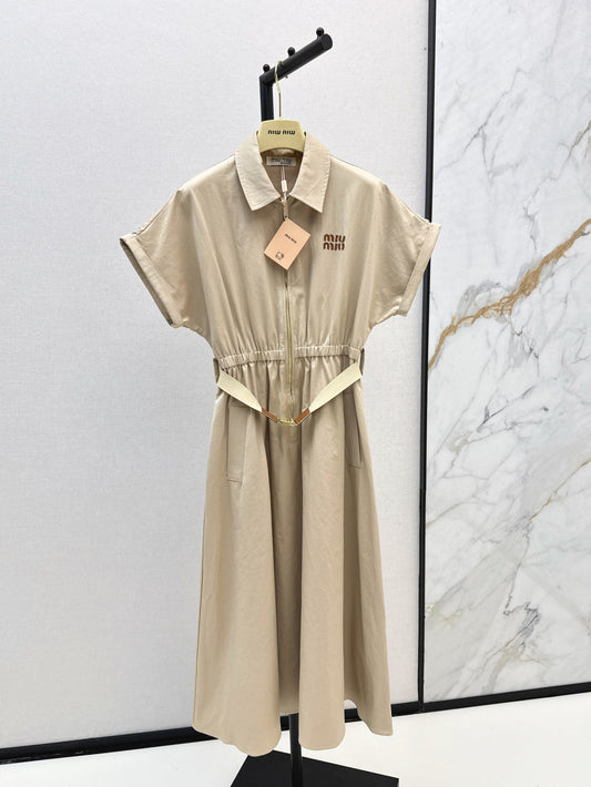 Miu 25fw zipper dress