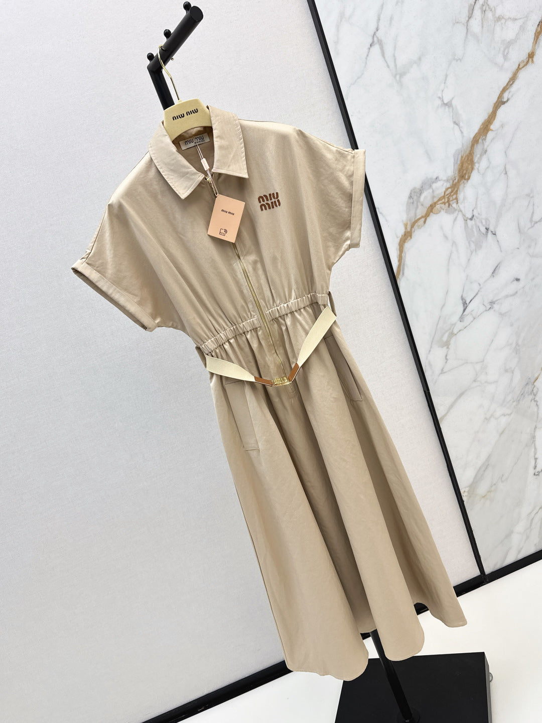 Miu 25fw zipper dress