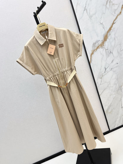 Miu 25fw zipper dress
