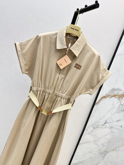 Miu 25fw zipper dress