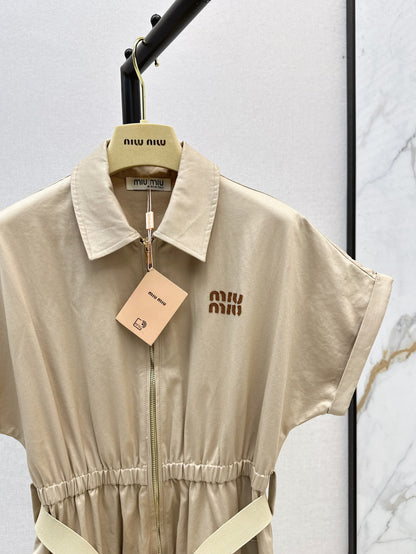 Miu 25fw zipper dress