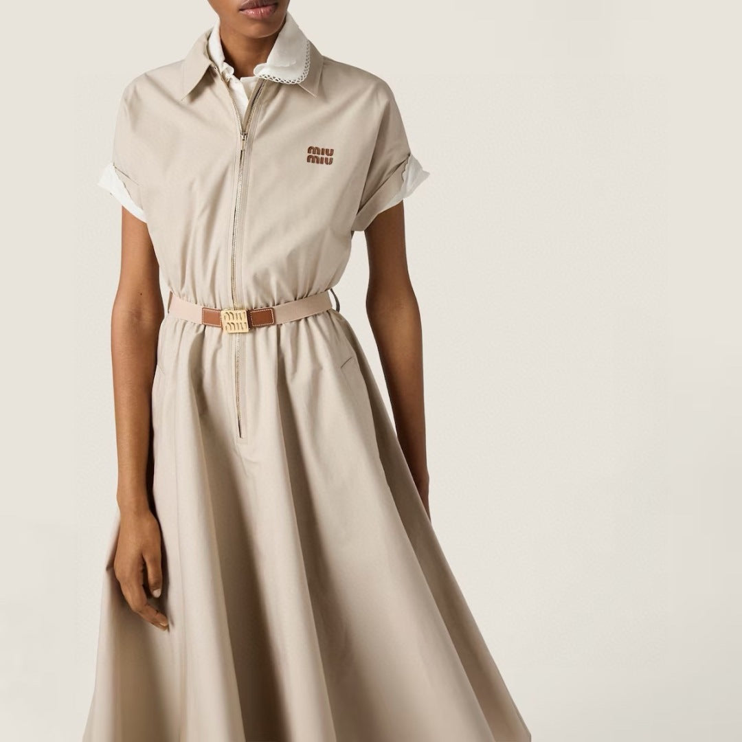 Miu 25fw zipper dress