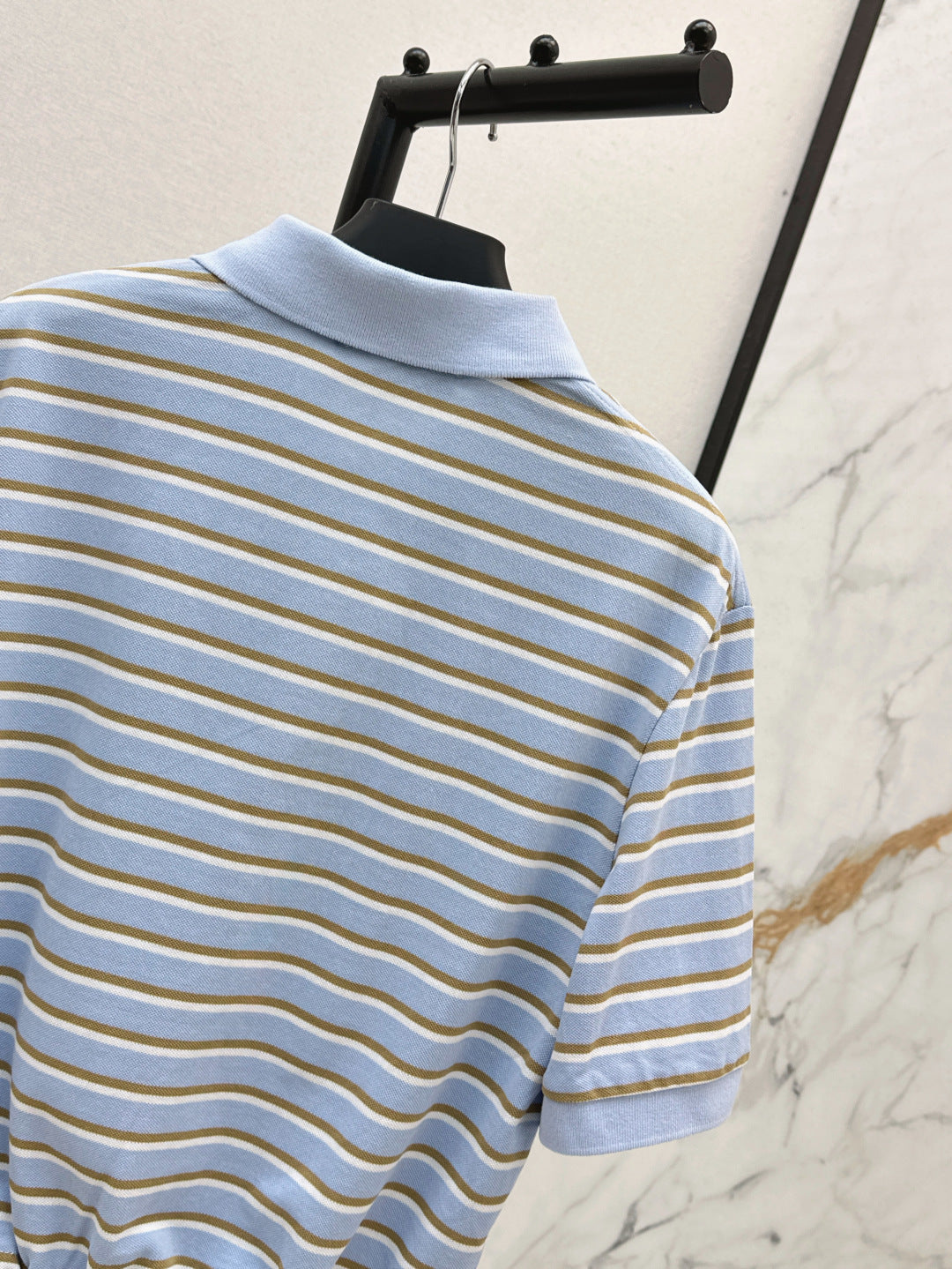 Pra 25fw striped polo