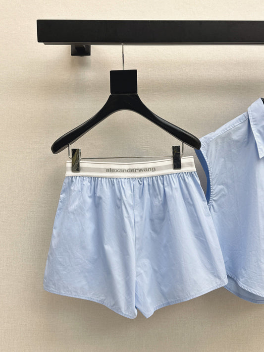 Wang 25ss vest short set