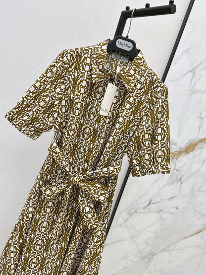 Max 25ss print dress