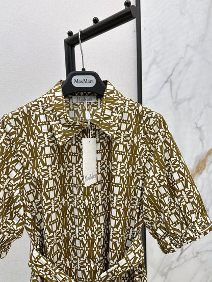 Max 25ss print dress