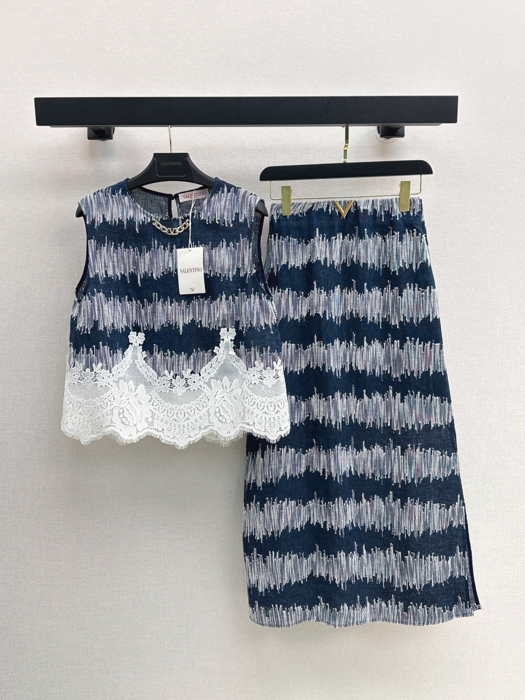 Valen 25ss jacquard suit
