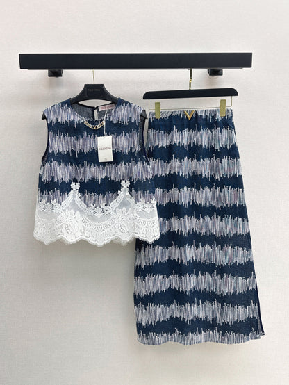 Valen 25ss jacquard suit