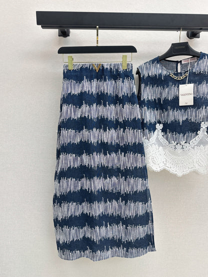 Valen 25ss jacquard suit