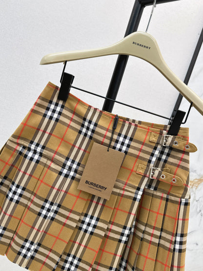 Bur 25fw pleated skirt