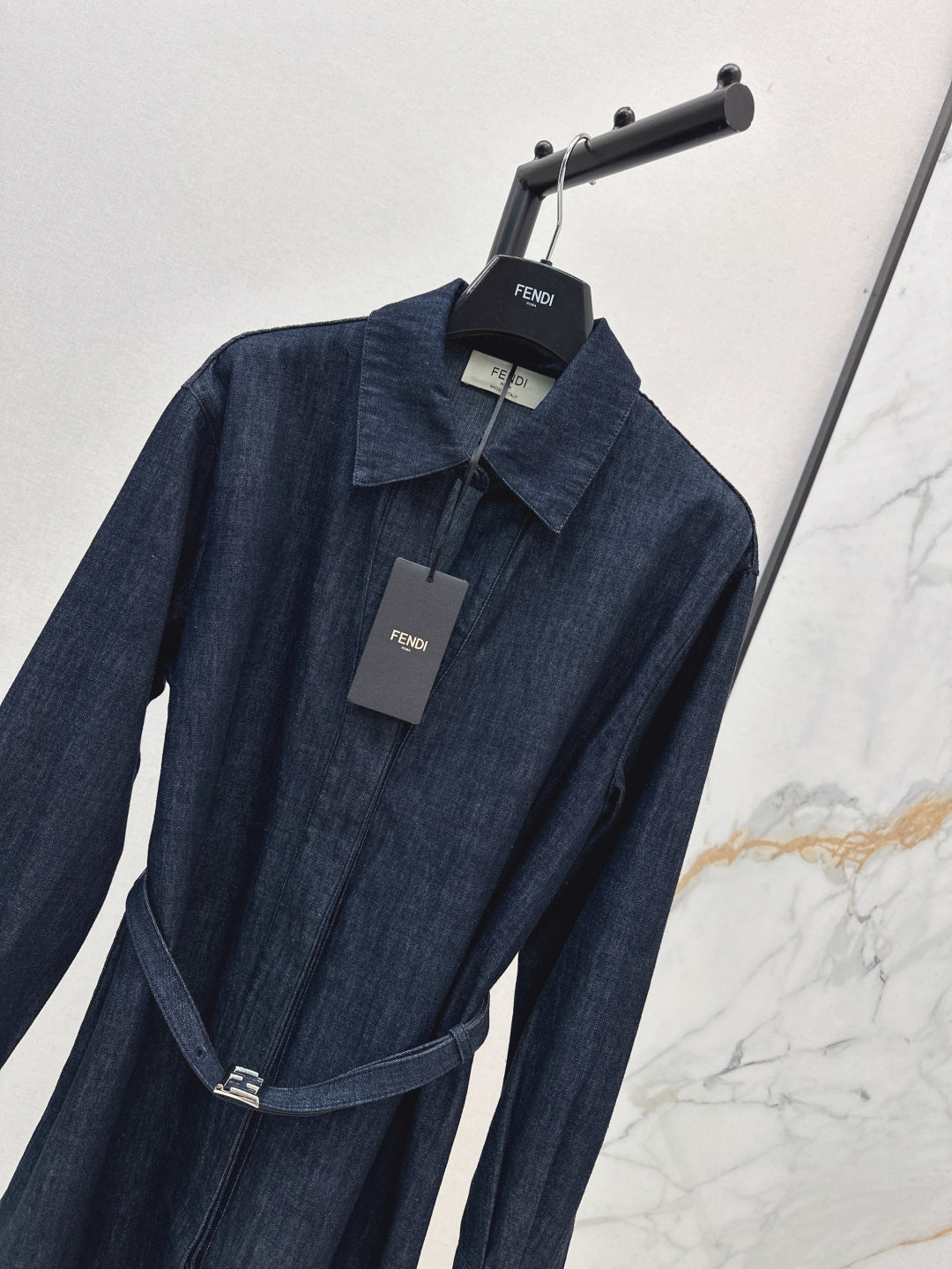 Fend 25fw denim dress