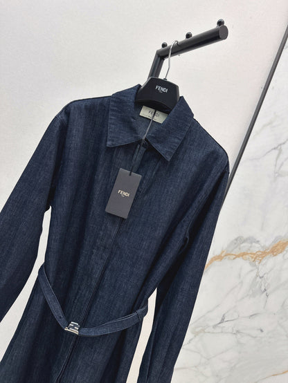 Fend 25fw denim dress