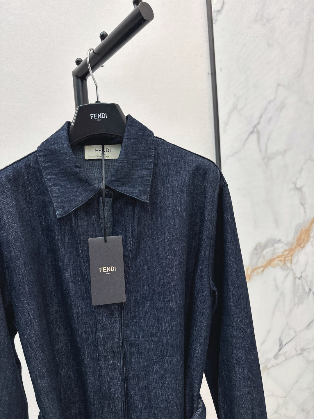 Fend 25fw denim dress