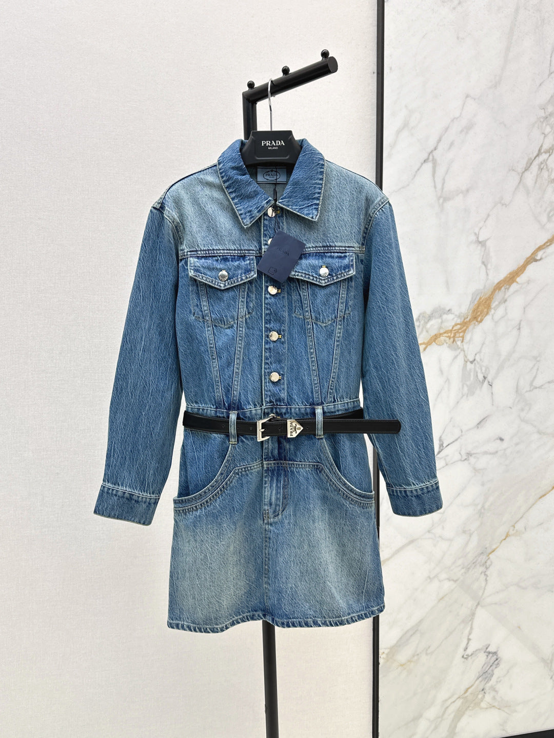 Pra 25fw denim dress