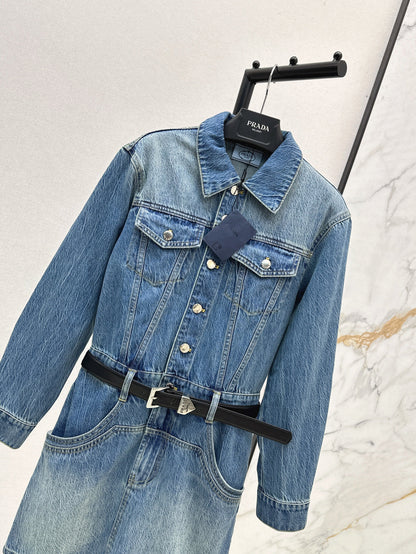 Pra 25fw denim dress