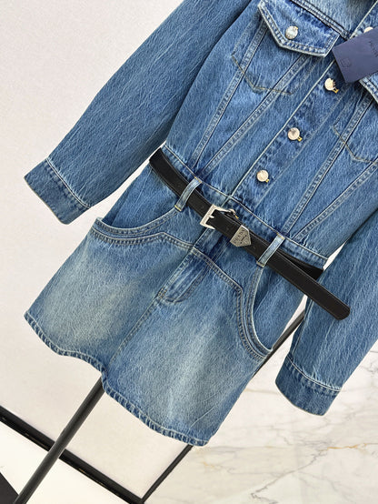 Pra 25fw denim dress