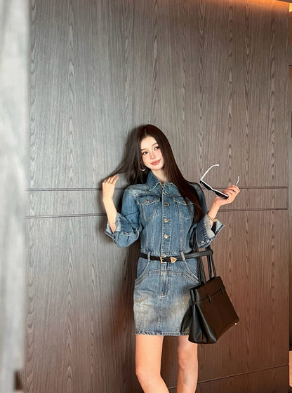 Pra 25fw denim dress