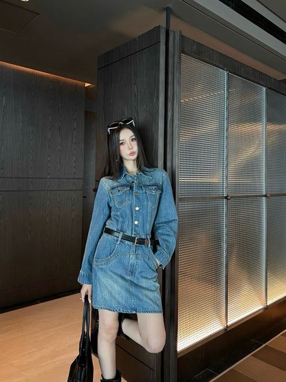 Pra 25fw denim dress