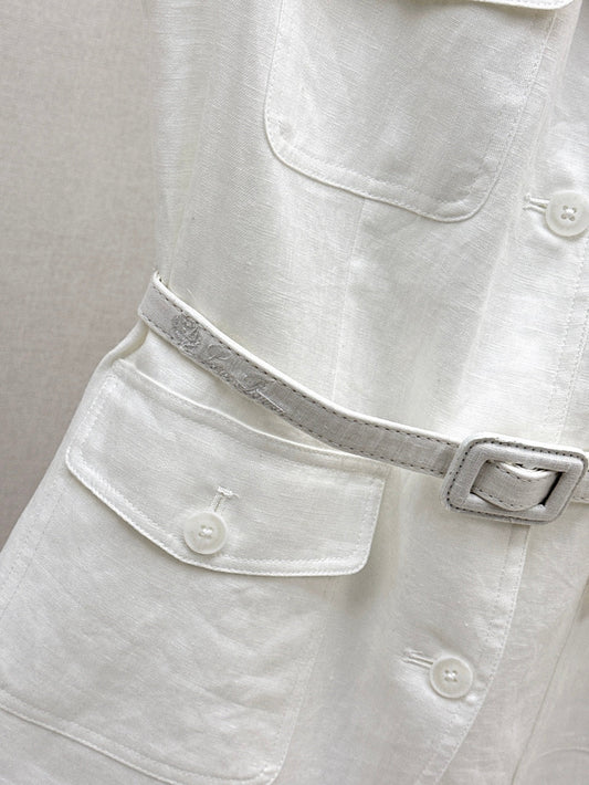 Loro 25ss Linen vest