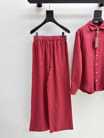 Loro 25ss linen suit