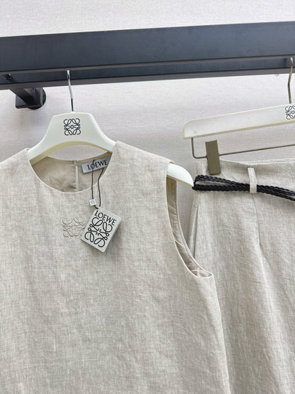 Loe 25ss linen suit