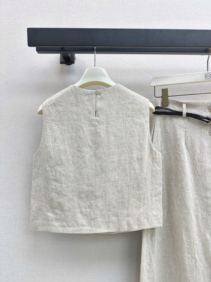 Loe 25ss linen suit