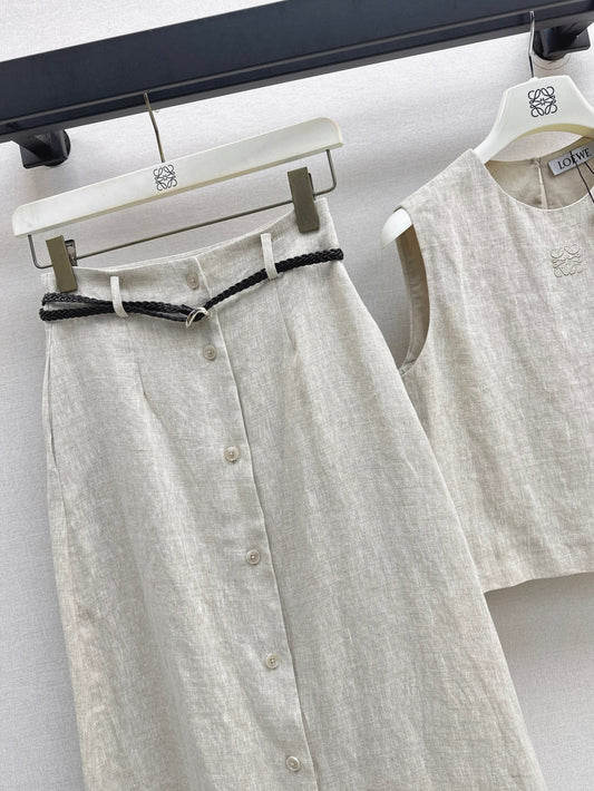 Loe 25ss linen suit