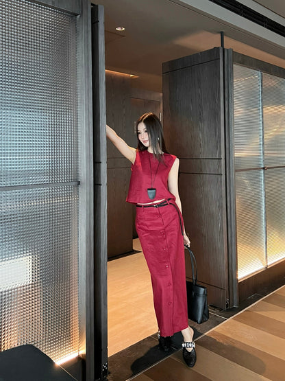 Loe 25ss linen suit