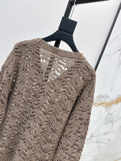 Brun 25fw lace cardigan