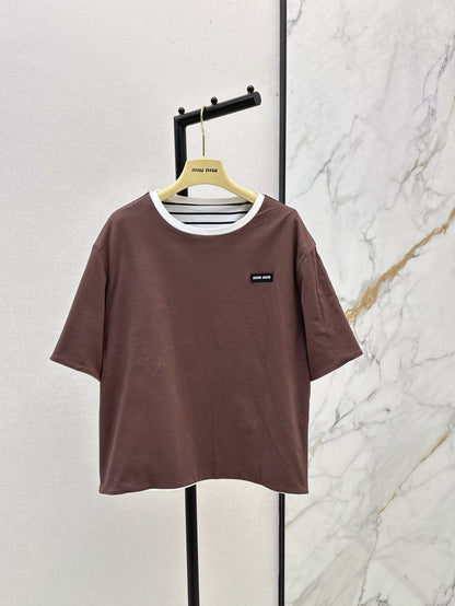 Miu 25fw reversible t-shirt