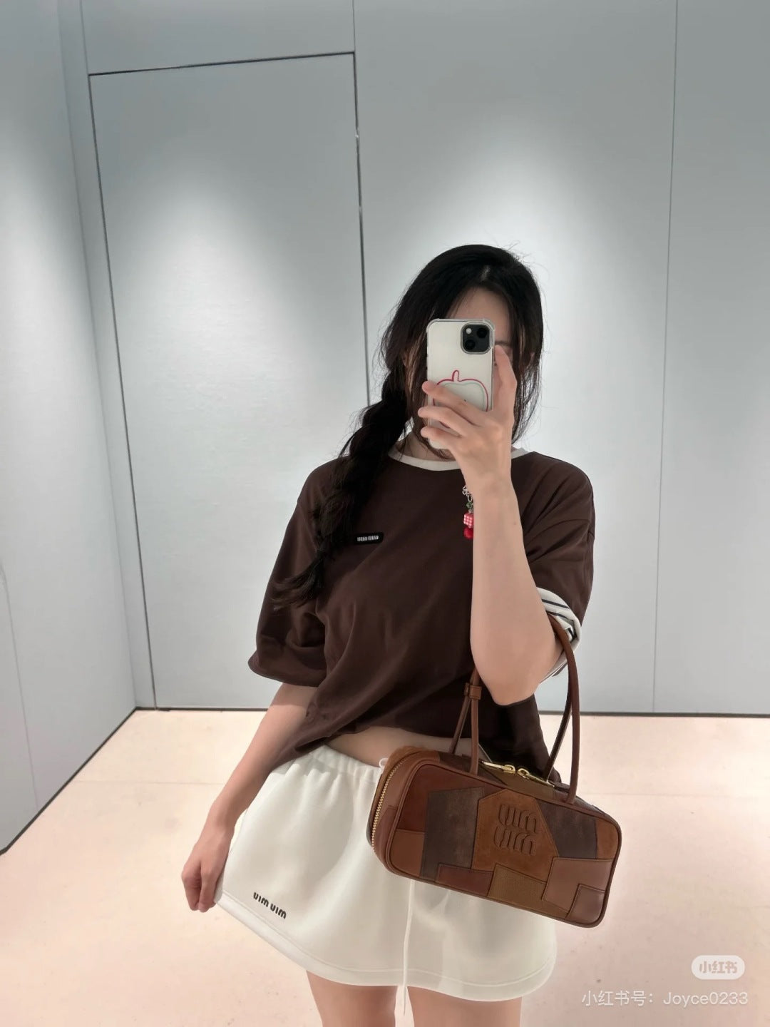 Miu 25fw reversible t-shirt