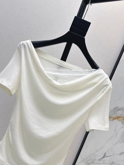 Saint lau 25ss lace shirt