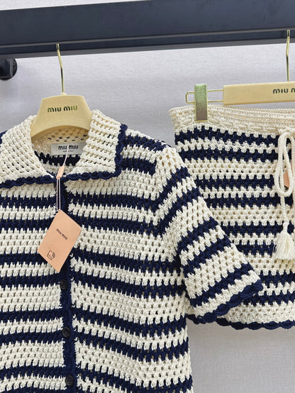 Miu 25fw knit suit