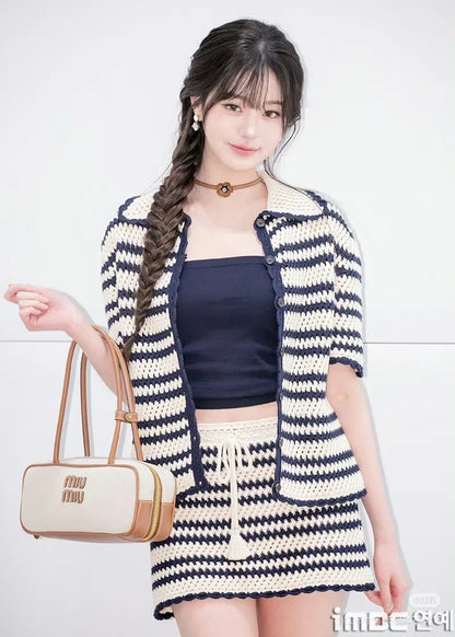 Miu 25fw knit suit