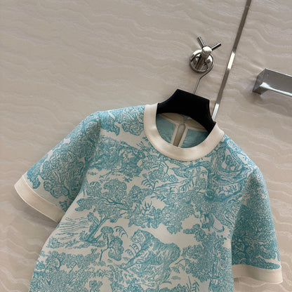 CD 25ss miss D knit shirt