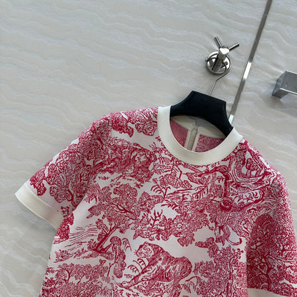 CD 25ss miss D knit shirt
