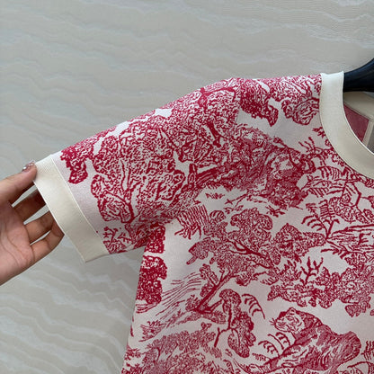 CD 25ss miss D knit shirt