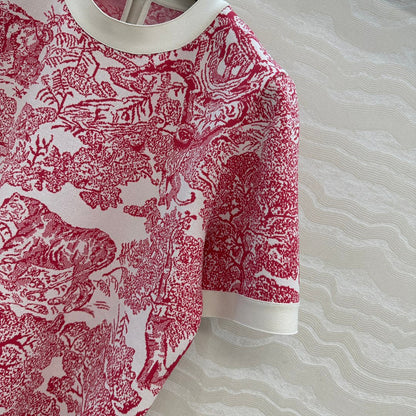 CD 25ss miss D knit shirt