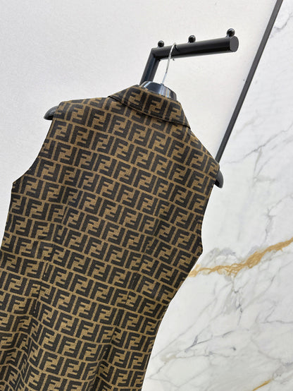 Fend 25ss jacquard dress