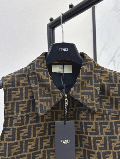 Fend 25ss jacquard vest