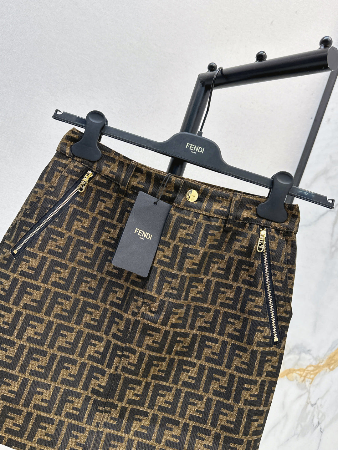 Fend 25ss jacquard skirt