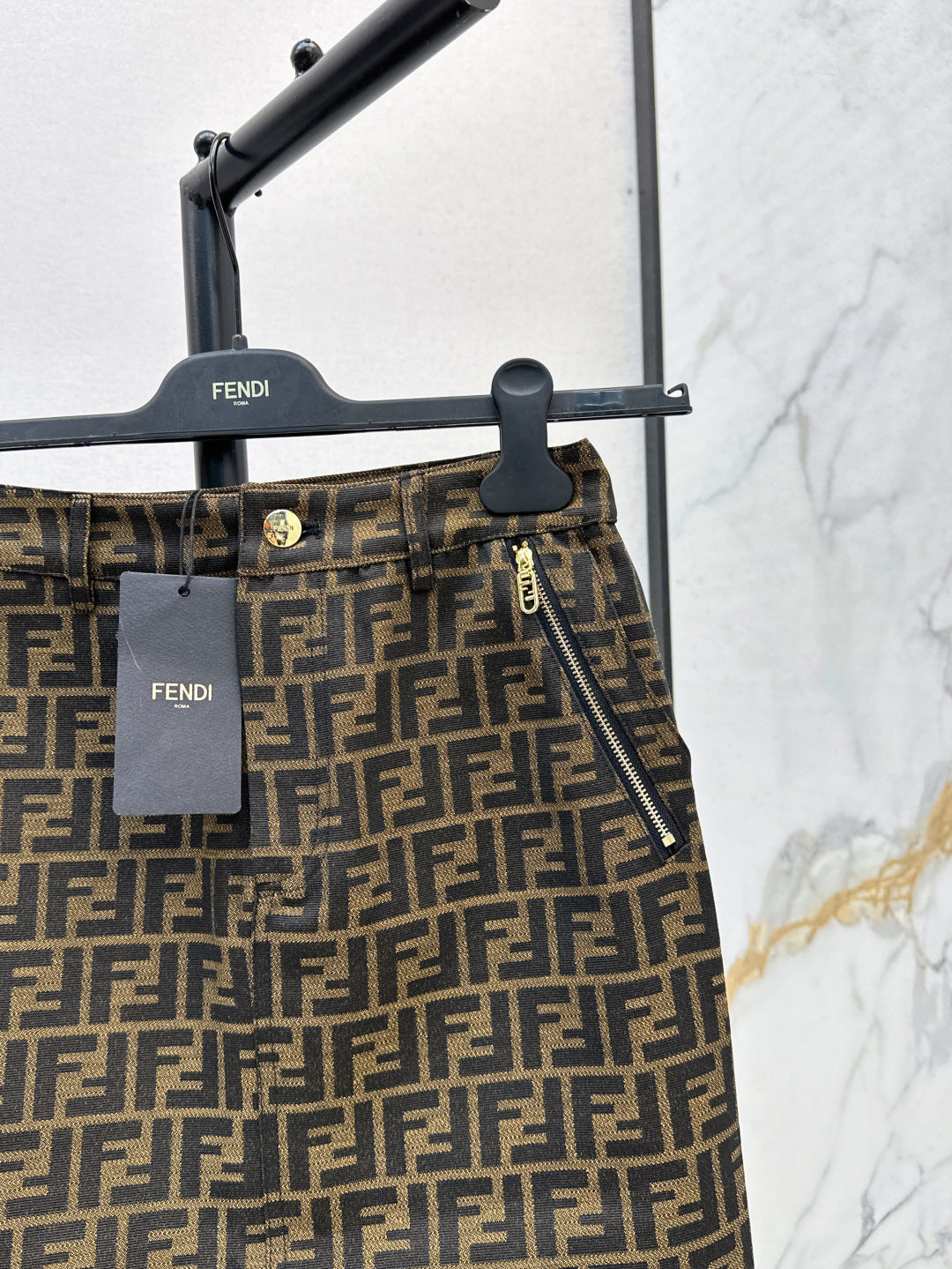 Fend 25ss jacquard skirt