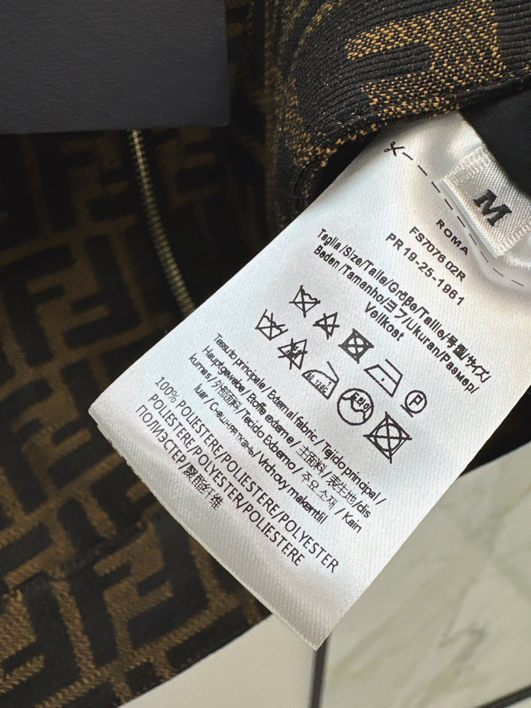 Fend 25ss jacquard skirt