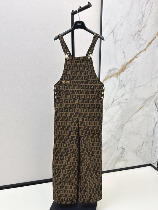 Fend 25ss jacquard jumpsuit