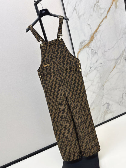 Fend 25ss jacquard jumpsuit