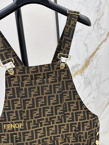 Fend 25ss jacquard jumpsuit