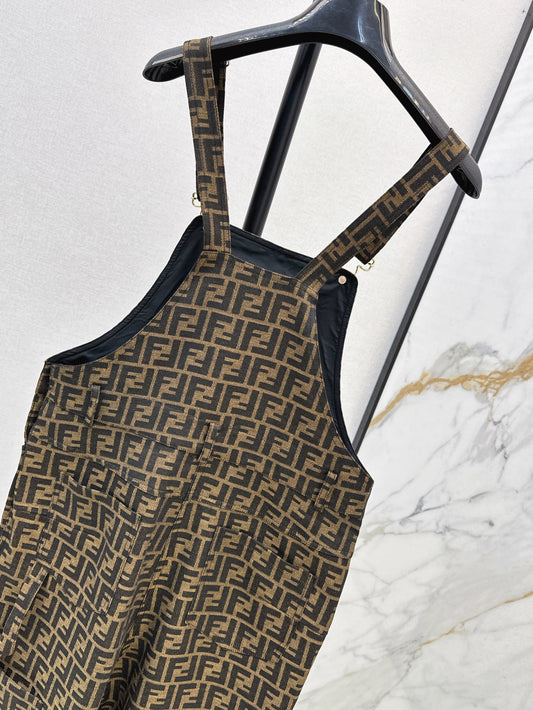 Fend 25ss jacquard jumpsuit