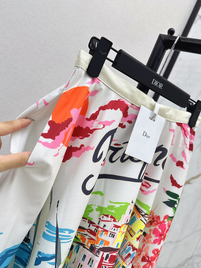 CD 25ss printed skirt